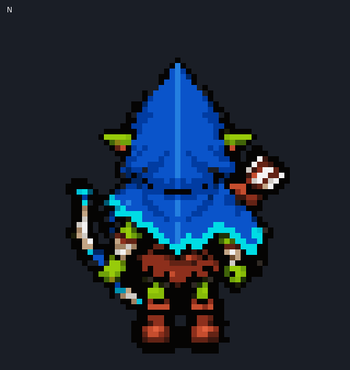 Goblin archer eight-direction rotation